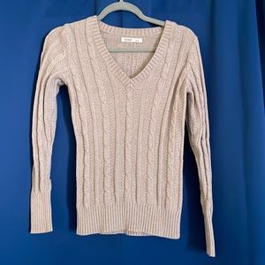 Tan sweater size small